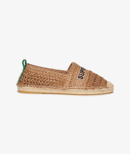 Damen Raffia Espadrilles mit Stickerei - Größe: 40 - Superdry - Modalova
