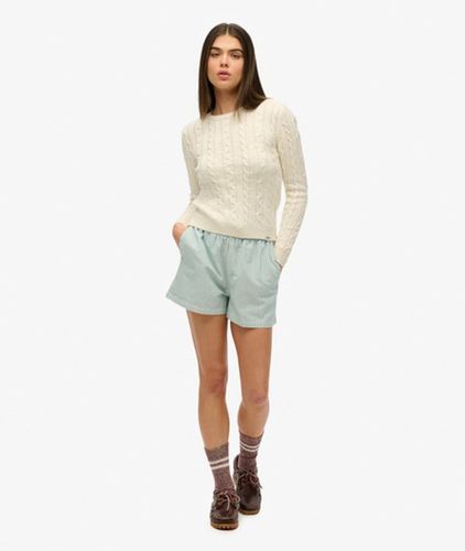 Damen Essentials Slim Cable Pullover - Größe: 38 - Superdry - Modalova
