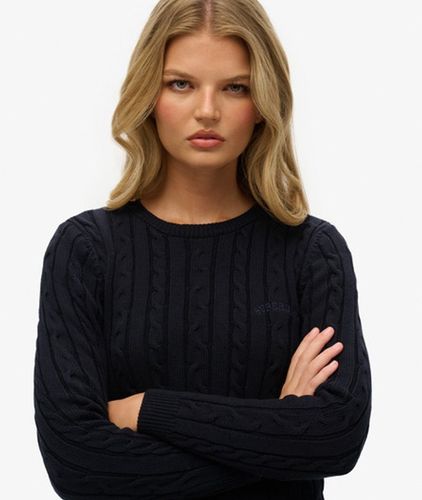 Damen Essentials Slim Cable Pullover - Größe: 36 - Superdry - Modalova