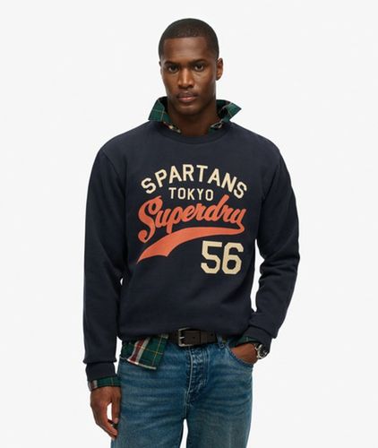 Men's Athletic Relaxed Sweatshirt / Eclipse - Size: L - Superdry - Modalova
