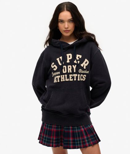 Women's Oversized Vintage Athletic Hoodie / Eclipse - Size: XL - Superdry - Modalova