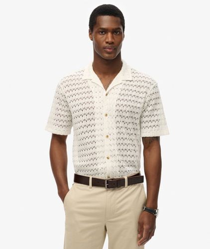 Men's Gestricktes Strukturhemd - Größe: L - Superdry - Modalova