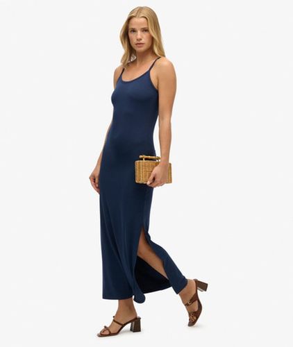 Damen Athletic Essentials Maxi-trägerkleid aus Jersey - Größe: 38 - Superdry - Modalova
