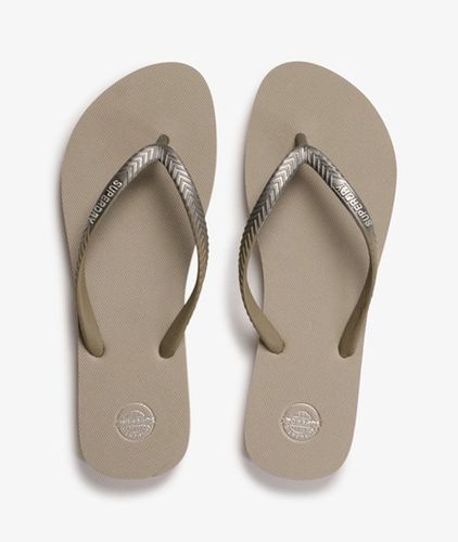 Damen Core Metallic Flip Flops - Größe: 5-6 - Superdry - Modalova