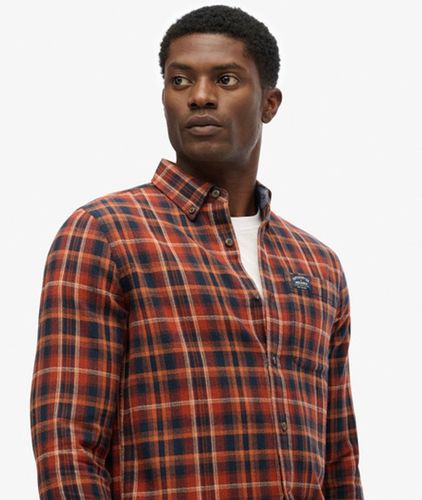 Herren Langärmliges Baumwoll-holzfällerhemd - Größe: XL - Superdry - Modalova