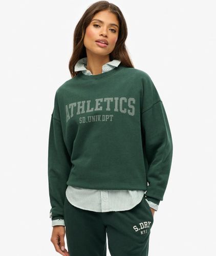 Damen Athletic Essentials Relaxed Crew Sweatshirt - Größe: 40 - Superdry - Modalova