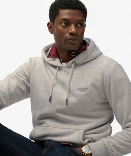 Herren Baumwolle Gesticktes Logo Essential Kapuzenpullover, , Größe: XL - Superdry - Modalova