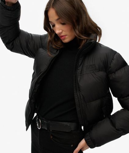 Damen Schwarze Steppjacke - Größe: 40 - Superdry - Modalova