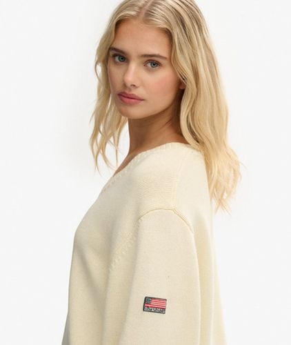 Damen OverGrößed Pullover mit V-ausschnitt - Größe: 42 - Superdry - Modalova