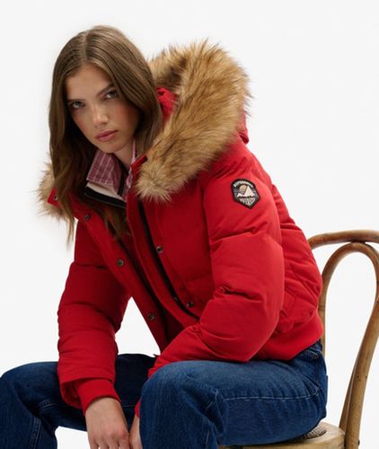 Damen Everest Bomberjacke mit Schmaler Passform - Größe: 36 - Superdry - Modalova