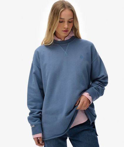 Damen Studios Sweatshirt mit Rundhalsausschnitt - Größe: 38 - Superdry - Modalova