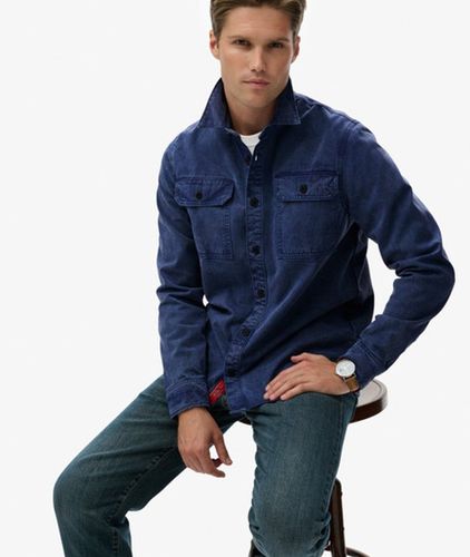 Herren The Merchant Store - Militär-overshirt - Größe: M - Superdry - Modalova