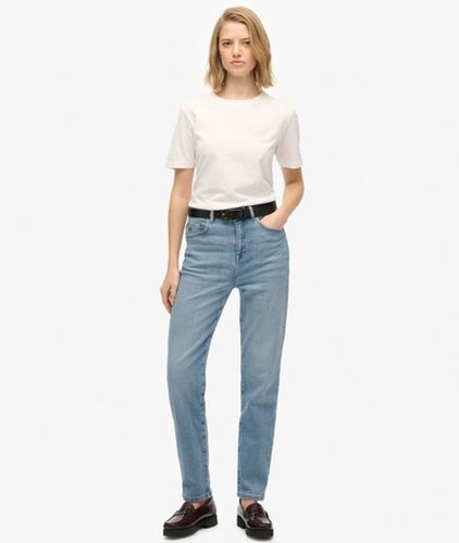 Damen Mom Jeans aus Bio-baumwolle mit Hohem Bund - Größe: 25/32 - Superdry - Modalova