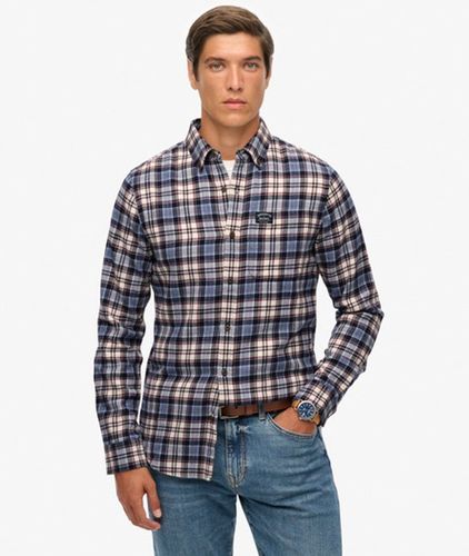 Herren Langärmliges Baumwoll-holzfällerhemd - Größe: L - Superdry - Modalova