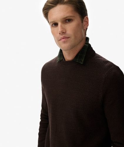 Herren Leichter Strukturierter Baumwollpullover - Größe: S - Superdry - Modalova