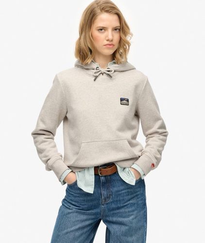 Damen Baumwolle Gesticktes Patch Great Outdoors Kapuzenpullover, , Größe: 38 - Superdry - Modalova