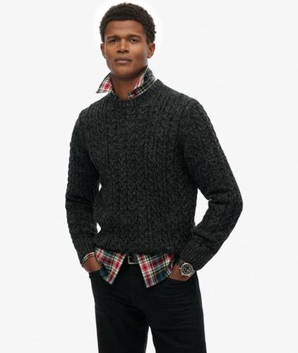 Herren Jacob Zopfstrick-pullover - Größe: M - Superdry - Modalova