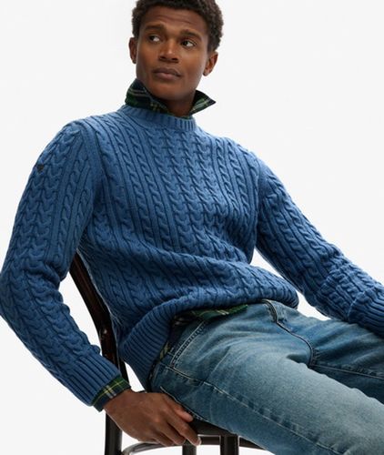 Herren Jacob Zopfstrick-pullover - Größe: Xxl - Superdry - Modalova