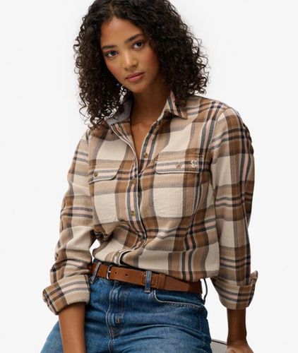 Damen Holzfäller Karo Flanellhemd - Größe: 36 - Superdry - Modalova