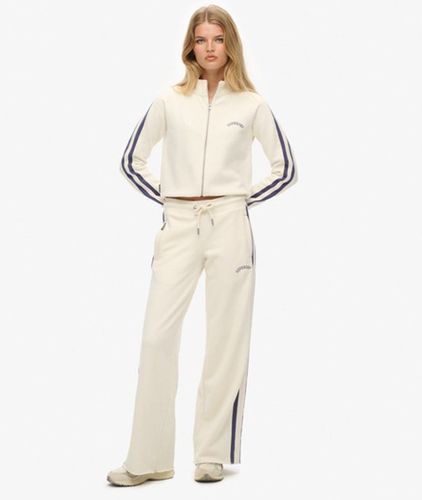 Damen Athletic Essentials Logo Jogginghose mit Geradem Schnitt - Größe: 44 - Superdry - Modalova