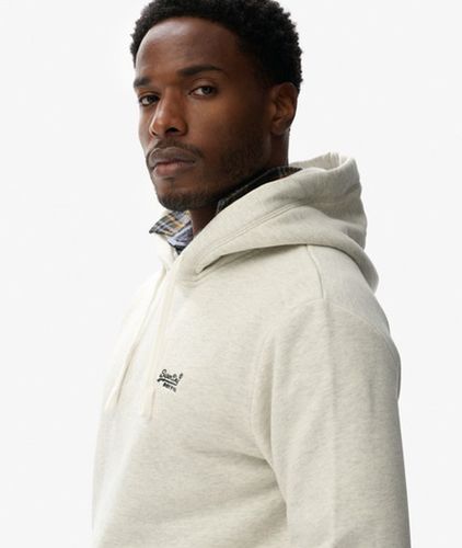 Herren Baumwolle Gesticktes Logo Essential Classic Kapuzenpullover, , Größe: L - Superdry - Modalova