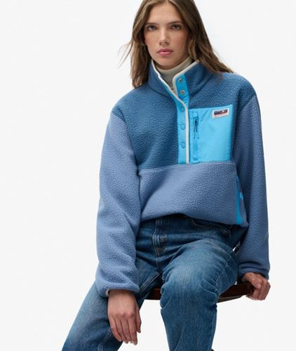 Damen Fleece-Pullover, - Größe: 36 - Superdry - Modalova