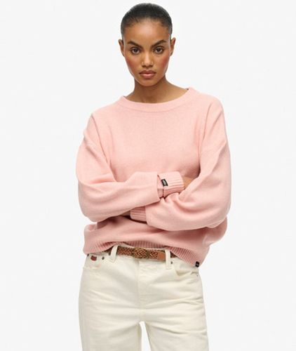 Damen Lässiger Pullover mit Rundhalsausschnitt - Größe: 34 - Superdry - Modalova