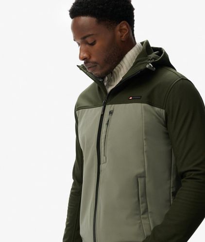 Herren Softshell-kapuzenjacke mit Colorblocking - Größe: L - Superdry - Modalova