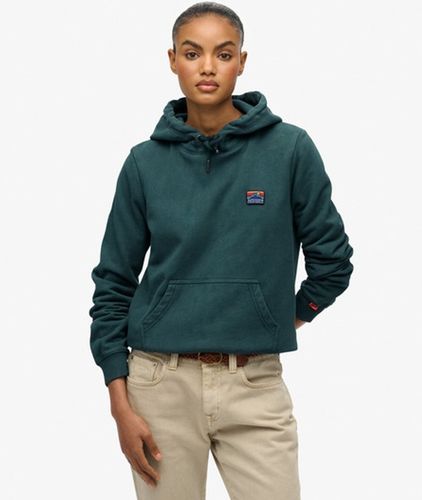 Damen Baumwolle Gesticktes Patch Great Outdoors Kapuzenpullover, , Größe: 38 - Superdry - Modalova