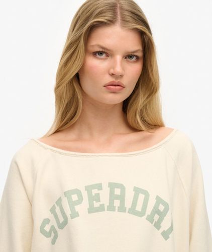 Damen Athletic Essentials Bardot-sweatshirt - Größe: 42 - Superdry - Modalova