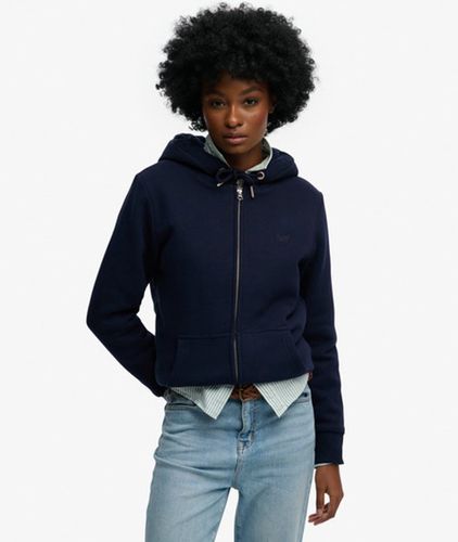 Damen Essential Kapuzenjacke mit Teddyfutter - Größe: 42 - Superdry - Modalova