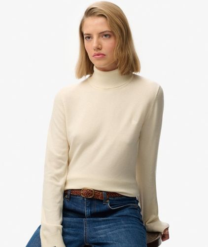 Damen Klassischer Rollkragenpullover - Größe: 44 - Superdry - Modalova