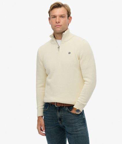 Herren Baumwoll-strickpullover mit Reißverschluss - Größe: XL - Superdry - Modalova