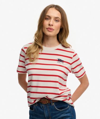 Damen Heritage Hamptons Gestreiftes T-shirt - Größe: 36 - Superdry - Modalova