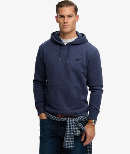 Herren Baumwolle Gesticktes Essential Logo Kapuzenpullover, , Größe: M - Superdry - Modalova