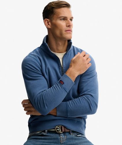 Herren Athletic SD Co Sweatshirt mit Halblangem Reißverschluss - Größe: L - Superdry - Modalova