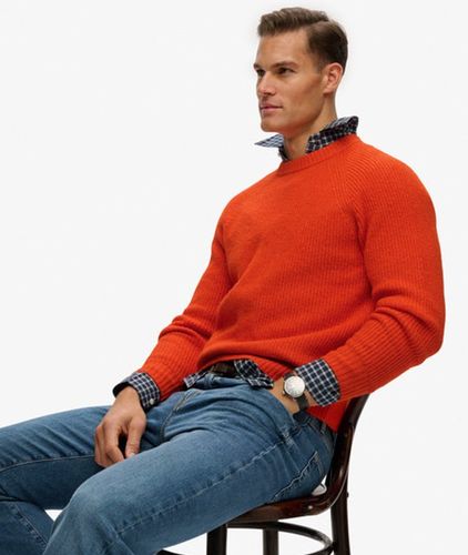 Herren Grober Raglan-pullover - Größe: XL - Superdry - Modalova
