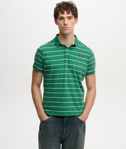 Herren Vintage Stripe Poloshirt mit Lockerer Passform - Größe: M - Superdry - Modalova
