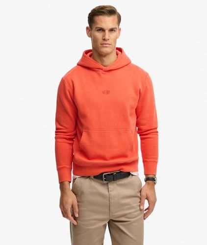 Herren Micro Logo Kapuzenpullover Lockere Passform - Größe: XL - Superdry - Modalova
