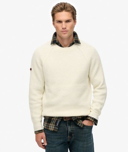 Herren Grober Raglan-pullover - Größe: XL - Superdry - Modalova