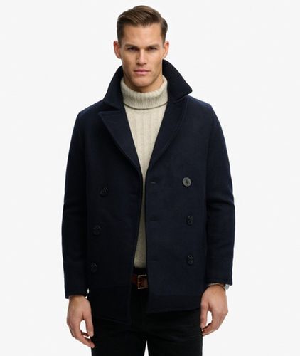 Herren The Merchant Store Wollmantel mit Lockerer Passform - Größe: XL - Superdry - Modalova
