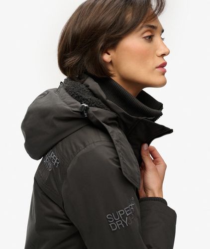 Damen Microfibre Arctic Windcheater Jacke mit Kapuze - Größe: 36 - Superdry - Modalova