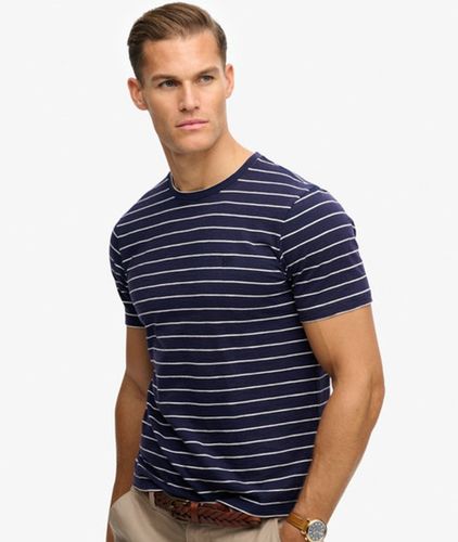 Herren Classic Essential Gestreiftes T-shirt - Größe: M - Superdry - Modalova