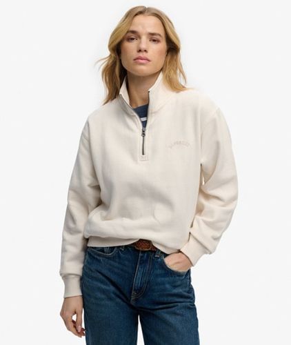 Damen Essential Logo Halbzipp-pullover - Größe: 38 - Superdry - Modalova