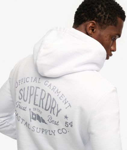 Herren Baumwolle Gesticktes Logo Lo-Fi Dockside Kapuzenpullover, , Größe: XL - Superdry - Modalova