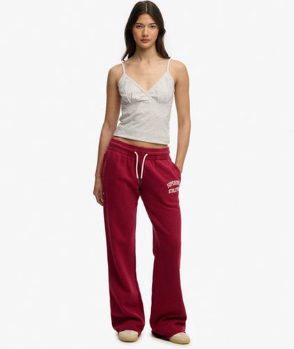 Damen Athletic Essentials Flare-jogginghose mit Tiefem Bund - Größe: 42 - Superdry - Modalova