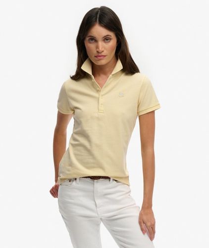 Damen Heritage Poloshirt mit Schmaler Passform - Größe: 38 - Superdry - Modalova