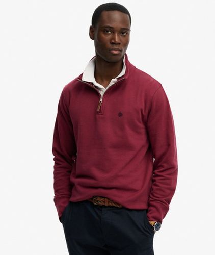 Herren Preppy Pullover mit Halbem Reißverschluss - Größe: Xxl - Superdry - Modalova