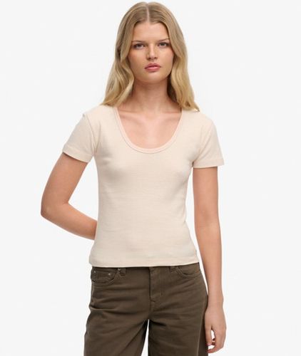 Damen Athletic Essentials Gestreiftes Kurzarm-top - Größe: 38 - Superdry - Modalova