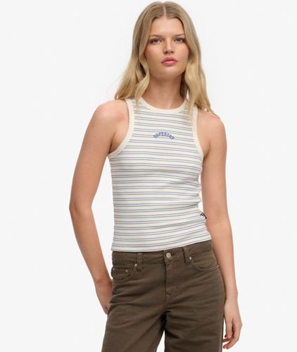 Damen Essential Logo Trägerlose Racer Weste - Größe: 34 - Superdry - Modalova